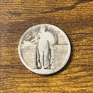 Dateless Standing Liberty Quarter